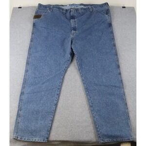 Wrangler Jeans Mens 56x32 Riggs Workwear Cool Vantage 5-Pocket Denim Blue